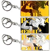MXKONE ZZZ Three Types Of Picture Transitions In The Game Raster Flash Card Keychain, Double-Sided game Art Design