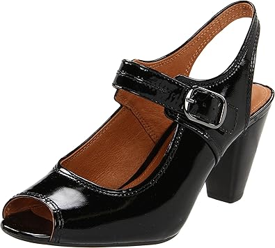 clarks patent leather sandals