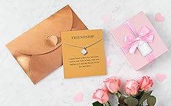 Baydurcan Friendship Necklace Clover Necklace Gifts