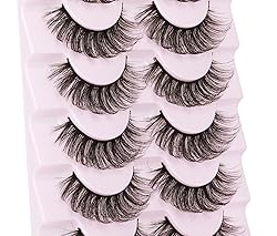 False Eyelashes Fluffy Mink Lashes Natural Wispy