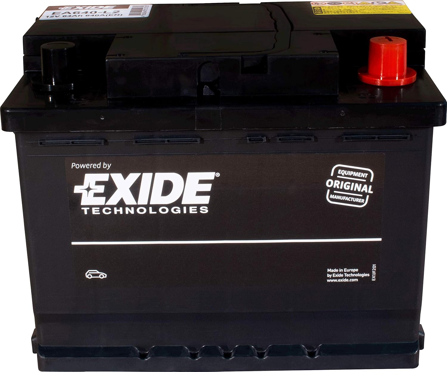 Amazon Exide エキサイド 輸入車バッテリー Euro Wetシリーズ Ea640 L2 カーバッテリー 車 バイク