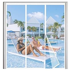 Double Door Screen Magnetic Closure 170x255cm