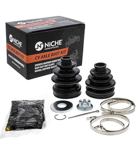 Amazon.com: NICHE Rear CV Axle Boot Kit For Yamaha Grizzly 700