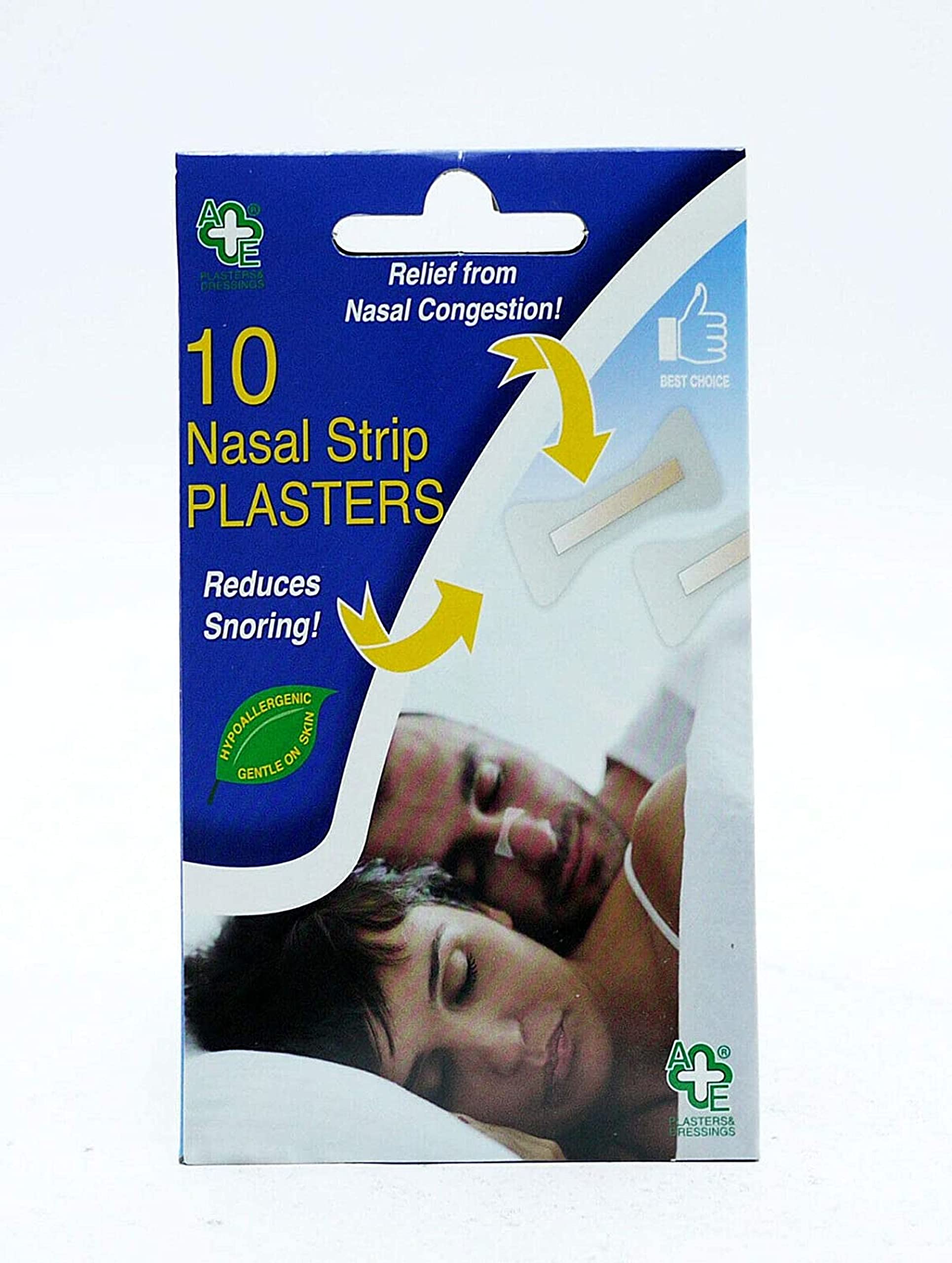 vapewaves 10 x Nasal Strips Snoring Breath Sleep Plaster Stop Congestion Relief Sports Aid