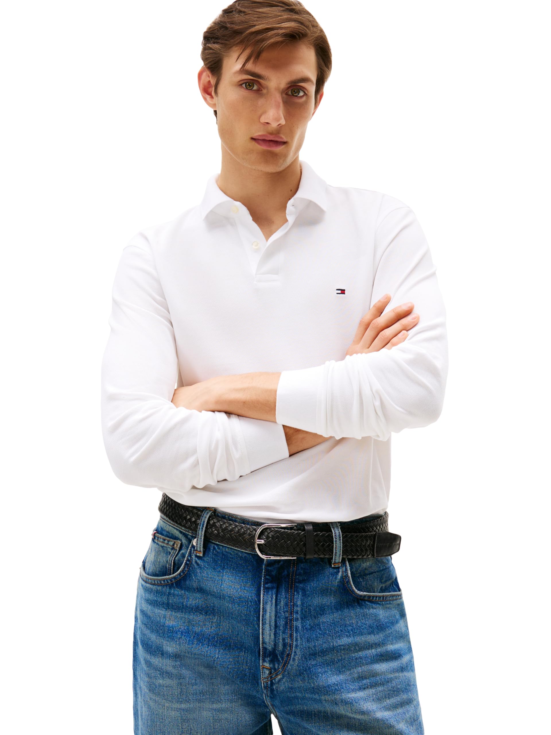 Tommy Hilfiger Men's Long Sleeve Polo Shirts in