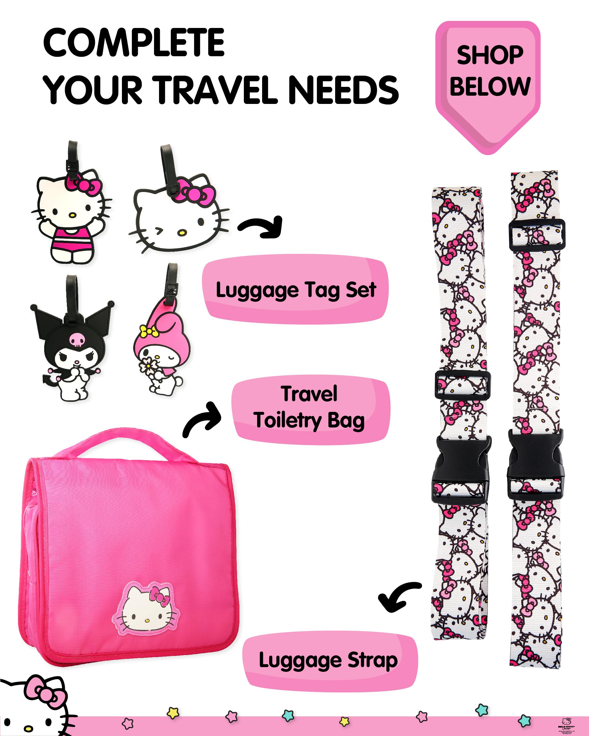 Hello Kitty Passport Holder - Sanrio Passport Holder for Women - Officially Licensed Passport Case (VG701236L.NJ)