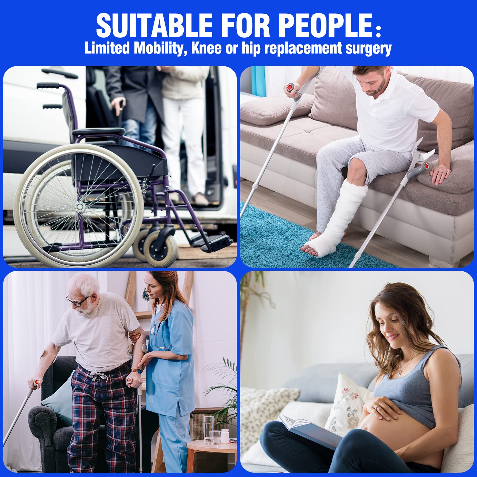 42 Inch Leg Lifter,Leg Lifter After Hip Replacement with Large Foot Loop,Mobility Aid for Disables and Elderly,Leg Lifter Strap for Knee Replacement Recovery Aids(Black)