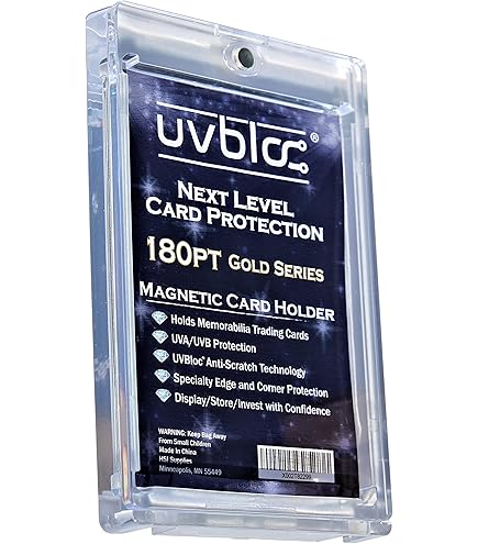 Amazon.com: BCW Magnetic Card Holder - 180 PT Thickness - 1 Pack |  Protective Display Card Case with Secure Gold Magnet Closure | UV  Protection, Quick Access Design for Sports, Gaming, and