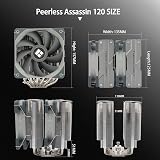 Thermalright Peerless Assassin 120 CPU Cooler Dual 120mm TL-C12 PWM Fans view 5