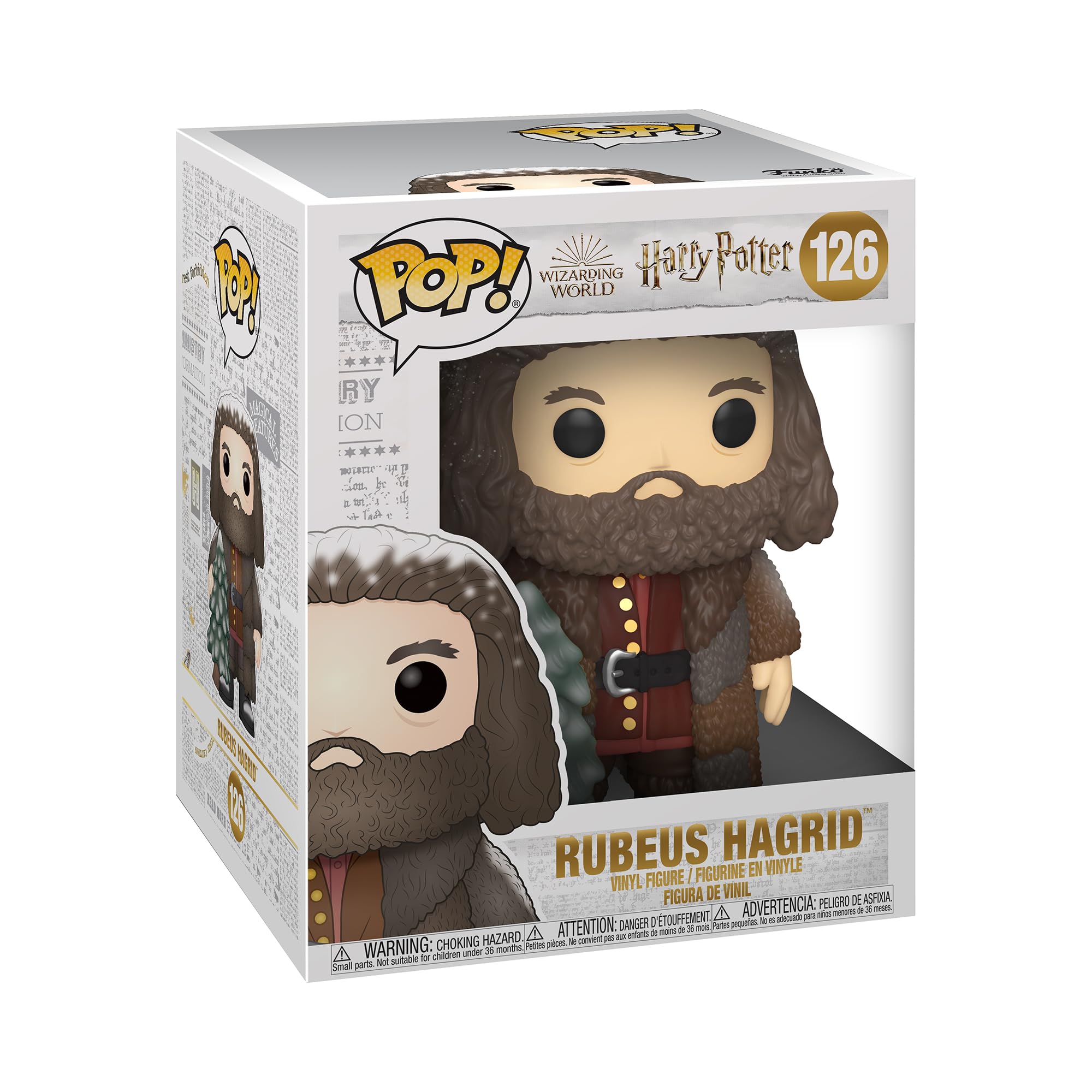 Funko POP! Harry Potter: Holiday - 6' Rubeus Hagrid 1 - Collectable Vinyl Figure - Gift Idea - Official Merchandise - Toys for Kids & Adults - Movies Fans - Model Figure for Collectors and Display