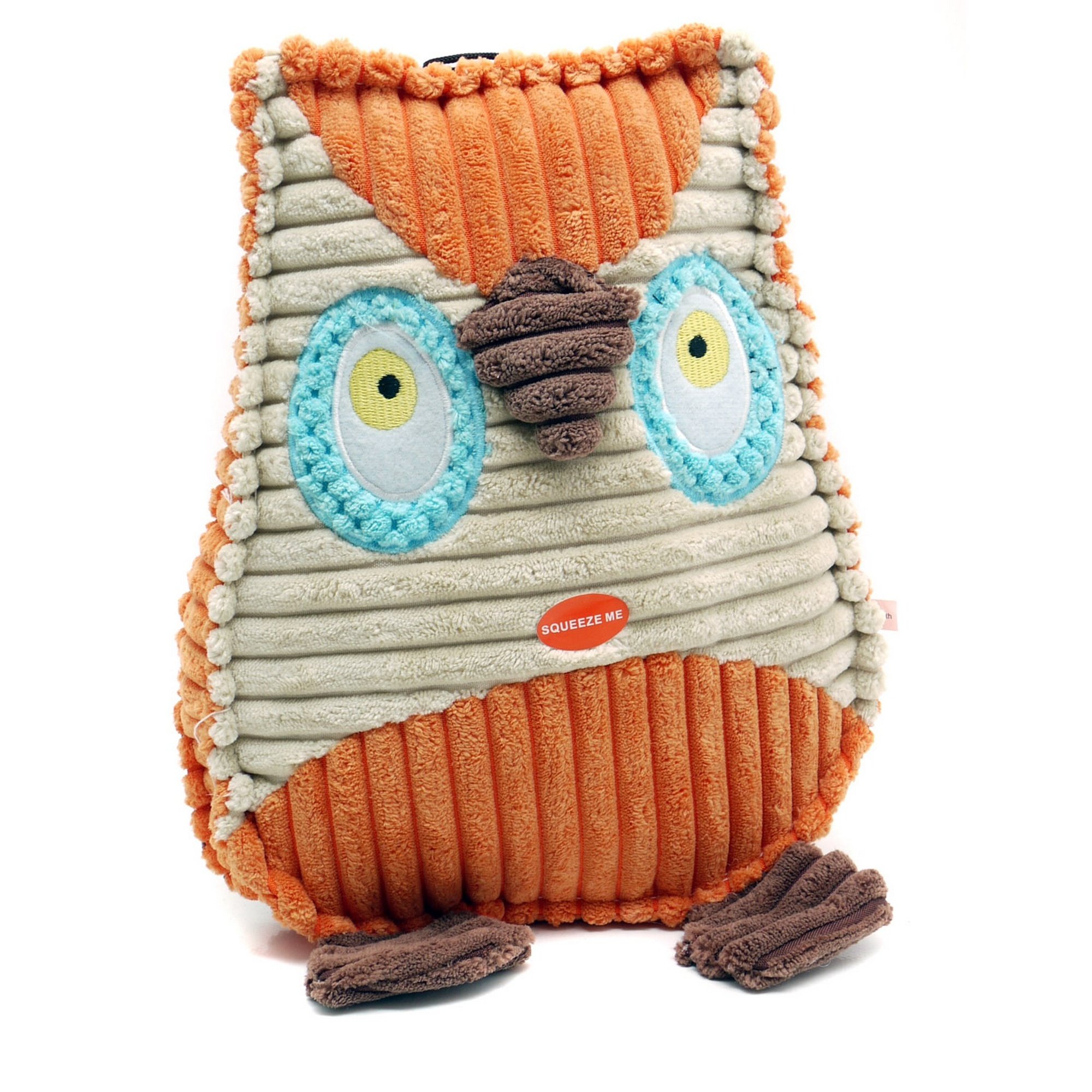 Danish Design Owen The Owl Soft Plush Colourful Dog/Puppy Toy 11 Inch — image 1
