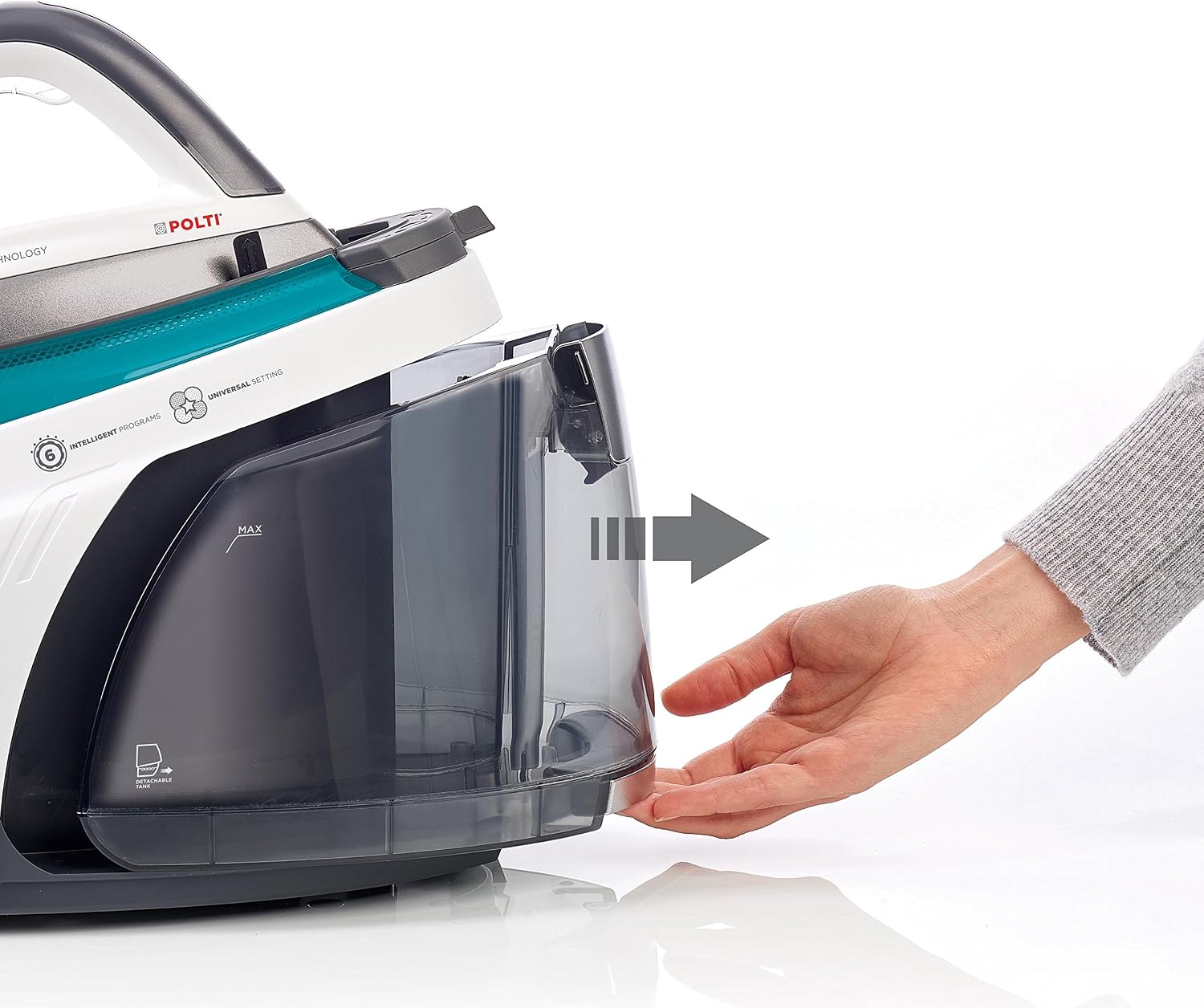 Polti La Vaporella XT100C, Steam generator iron with boiler, 7.5 bar, no maintenance, 10 year warranty on the boiler against limescale attacks*, unlimited autonomy, steam pulse 500g - Image 5
