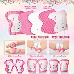Honoson 7 Pcs Skateboard for Toddlers Beginners