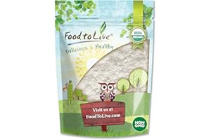 Food to Live Organic Italian Pizza Flour, 6 Pounds – Non-GMO Double Zero 00 Pizza Crust Mix, A Custom Blend of Soft Wheat Flo