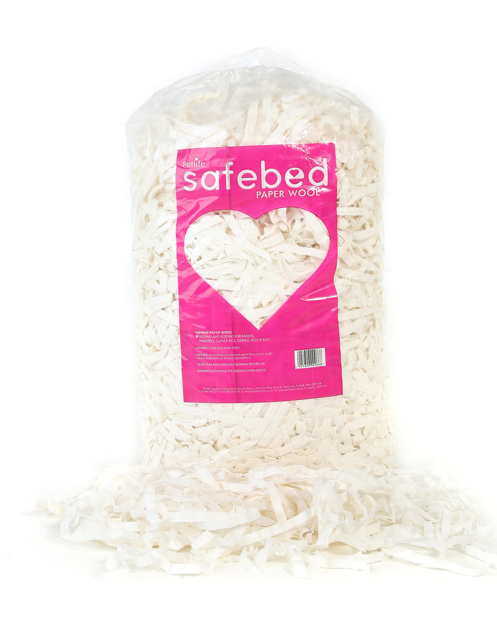 Safebed Paper Wool Petlife Small Animal Bedding for Rabbit, 2 Kg