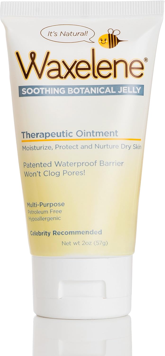 Waxelene Organic Soothing Botanical Jelly, Petroleum FreeOintment, Travel Tube