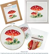 Trimits 3PK Cross Stitch Kits Beginners Embroidery 13x13cm Toadstool view 8