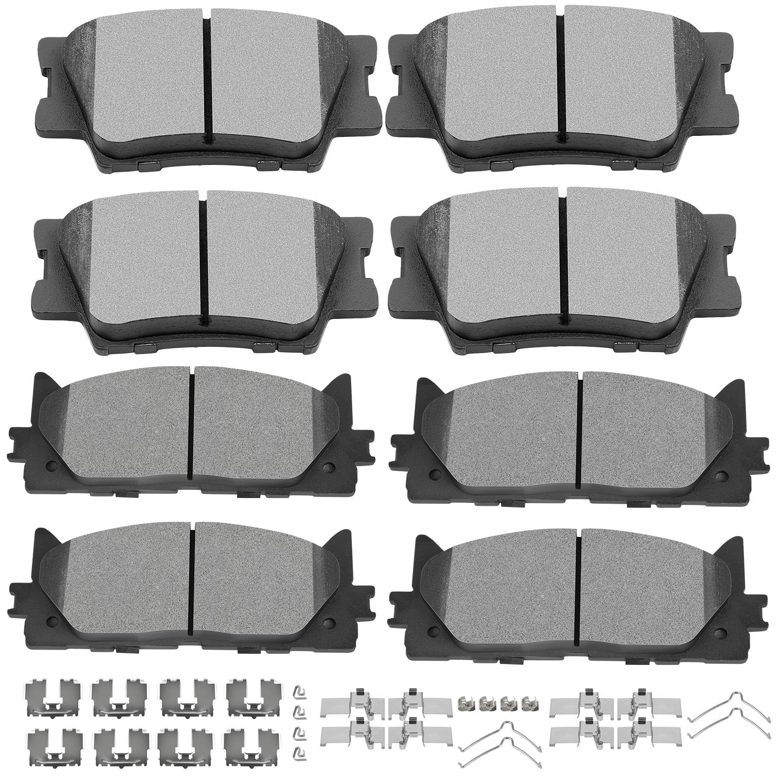 Photo 1 of (only 4) Ceramic Brake Pads Kits,SCITOO 8pcs Brakes Pads Set fit for 2013-2018 for Lexus ES300h,2007-2018