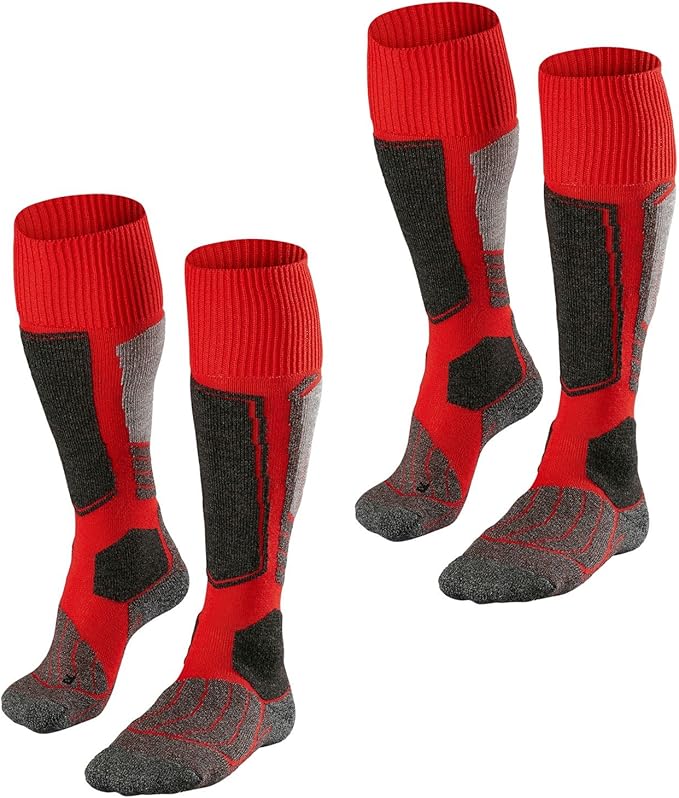 FALKE Men's SK1 Ski SocksMerino Wool/Silk Blend, Multiple Colours, UK