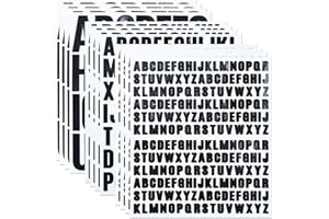 YIKTUNQ Lot de 1 248 petites lettres de l'alphabet majuscules pour scrapbooking, tableaux d'affichage, boîte aux lettres, bou