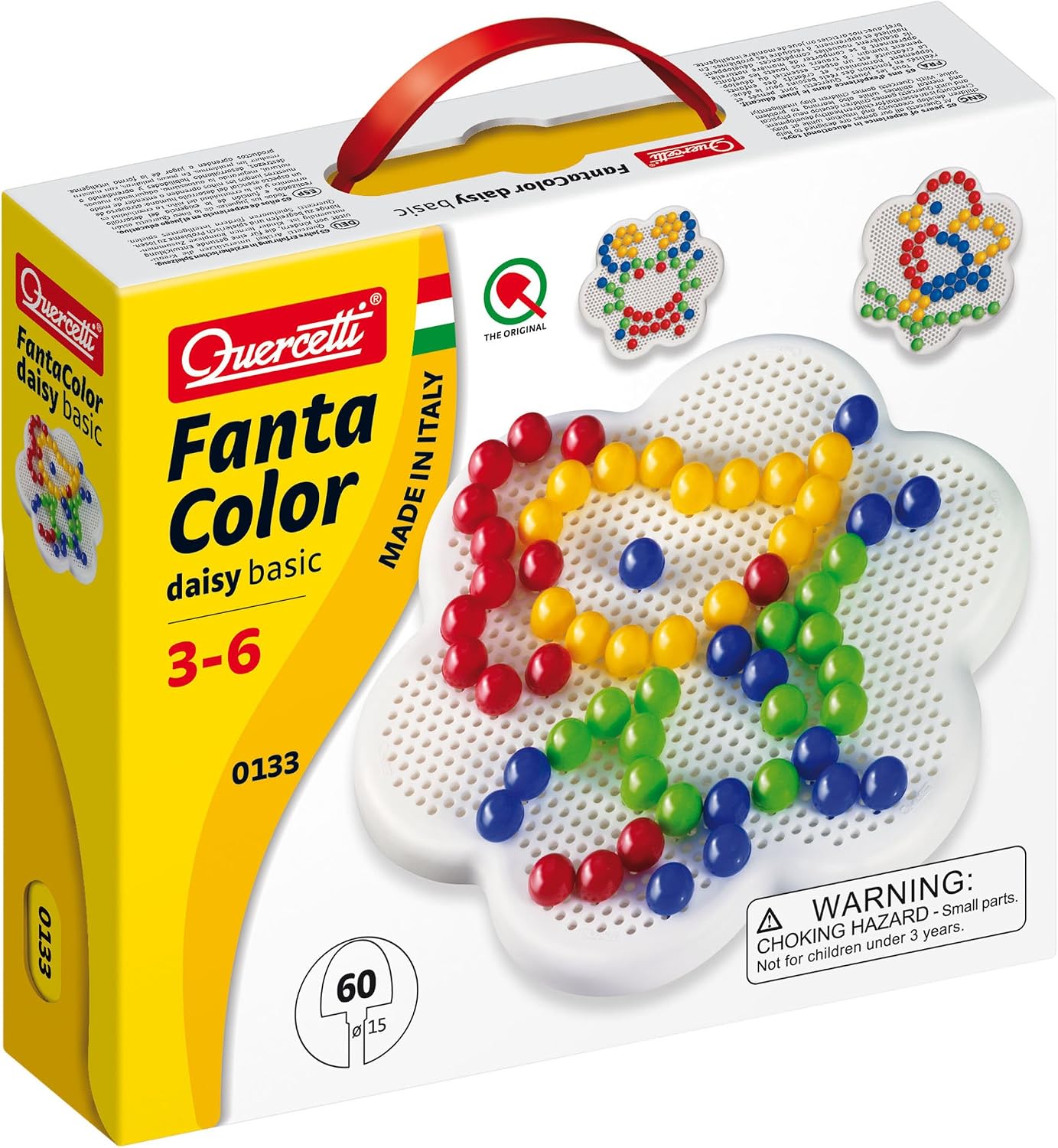 Quercetti Fantacolor Modular 4 - Jeu Mosaïques 600 Plots Enfants Créatif