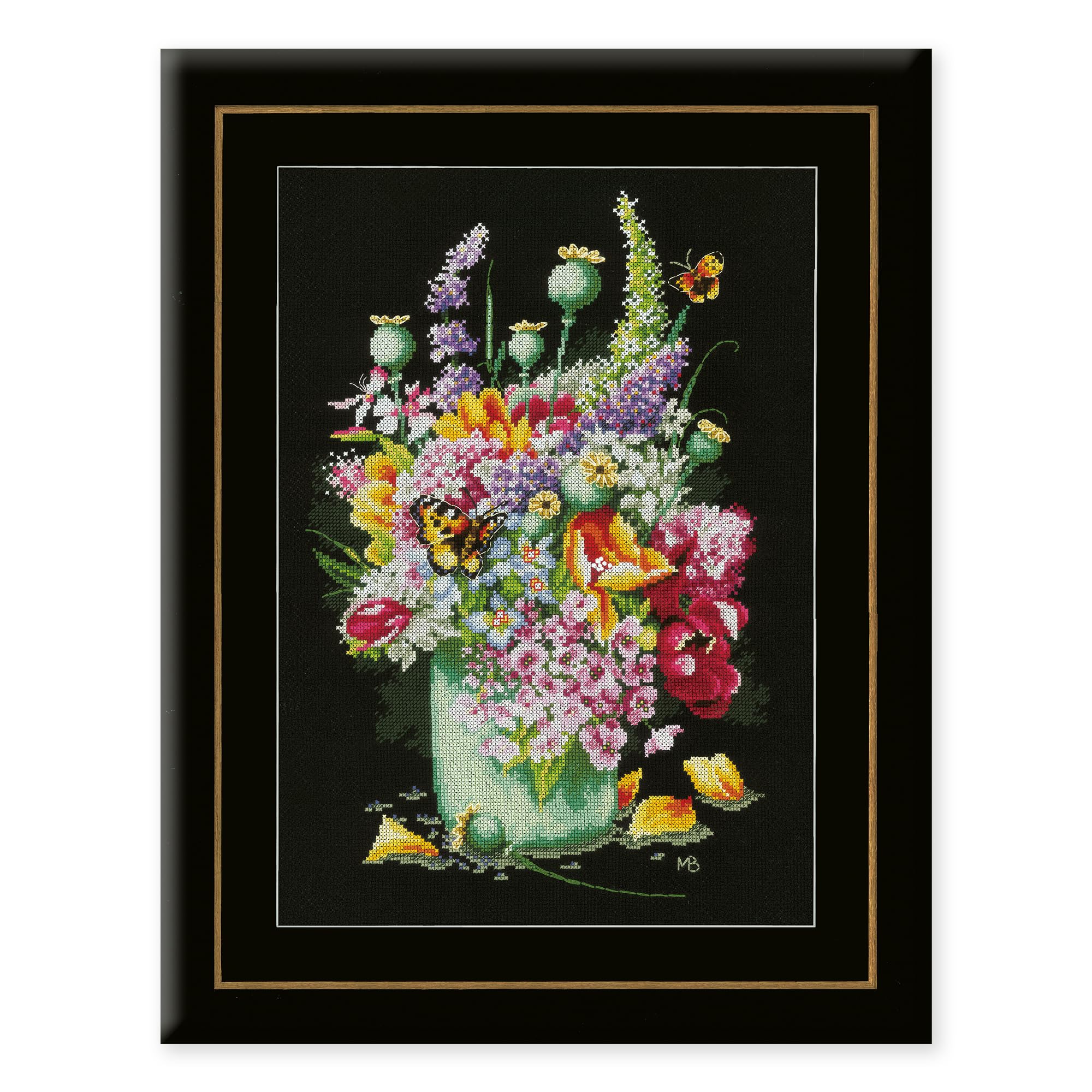 Lanarte Cross Stitch kit, 100% Cotton, Multicoloured, 27 x 39 cm / 10,8" x 15,6"