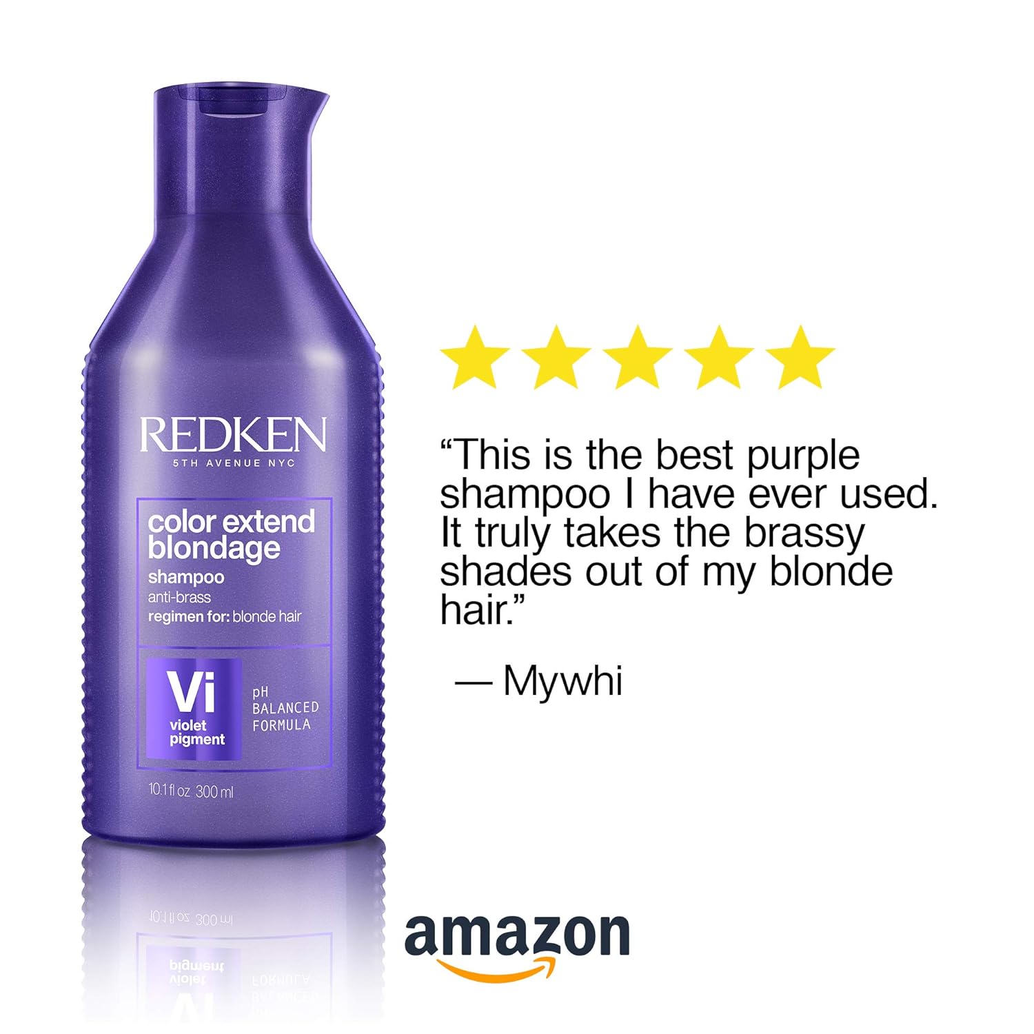Redken Color Extend Blondage Color Depositing Purple Shampoo | For Blonde Hair | Neutralizes Brassy Tones In Blonde Hair | With Salicylic Acid | 10.1 Fl Oz, 10 fl. oz: Premium Beauty