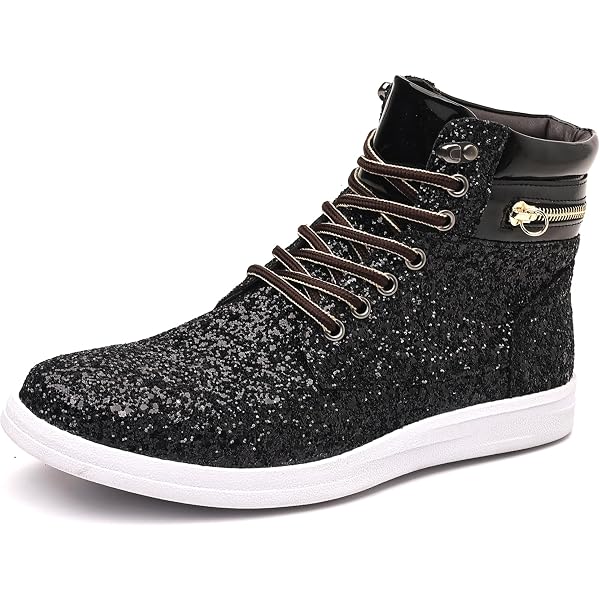 Enzo Romeo Men\'s Black Crystal-and Spike Embellished Slip-On Loafers -Sz 10.5 Amazon.com | Enzo Romeo Men main image 2