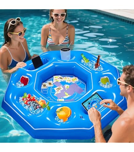 Flip Card Game Floating Pool Games Table Set, Include 1pcs