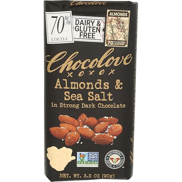 Amazon.com: Chocolove 55 Percent Cocoa Almond and Sea Salt