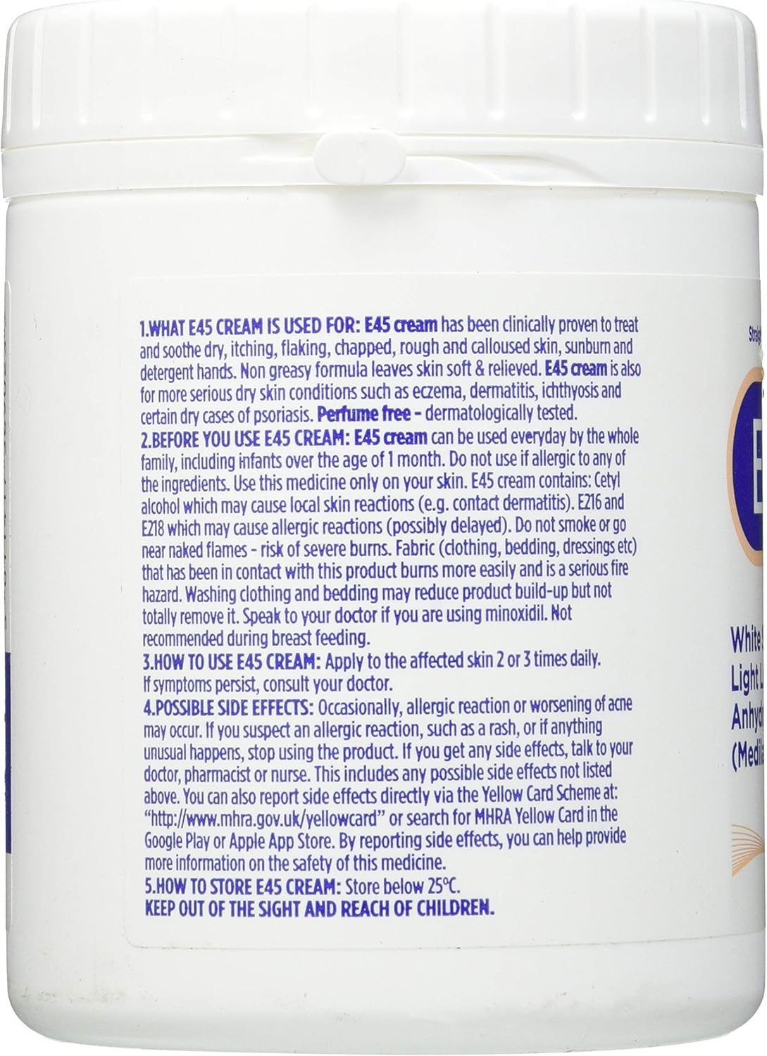 amazon e45 cream 500g