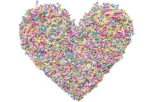 EHOPE 50G Fake Sprinkles Polymer Sprinkles Resin Sprinkles Clay Sprinkles for Resin Nail Art Slices Fake Candy Sprinkles for Nail Art DIY Crafts Cake Phone Case(50g Sugar granules-3)