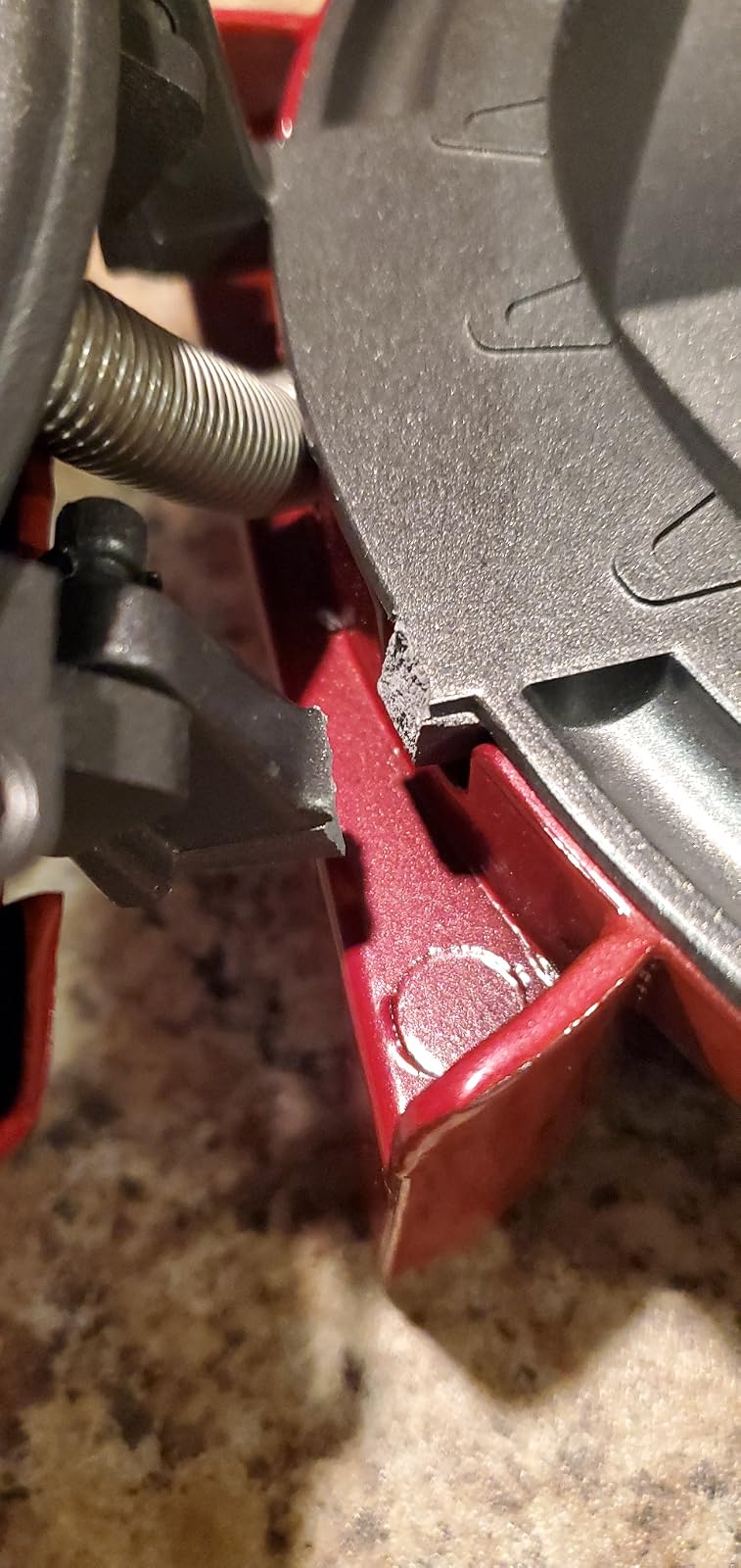 Handle Gets Hot