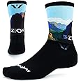 Swiftwick VISION IMPRESSION Crew, National Parks Edition, Running, Hiking and Cycling Socks
