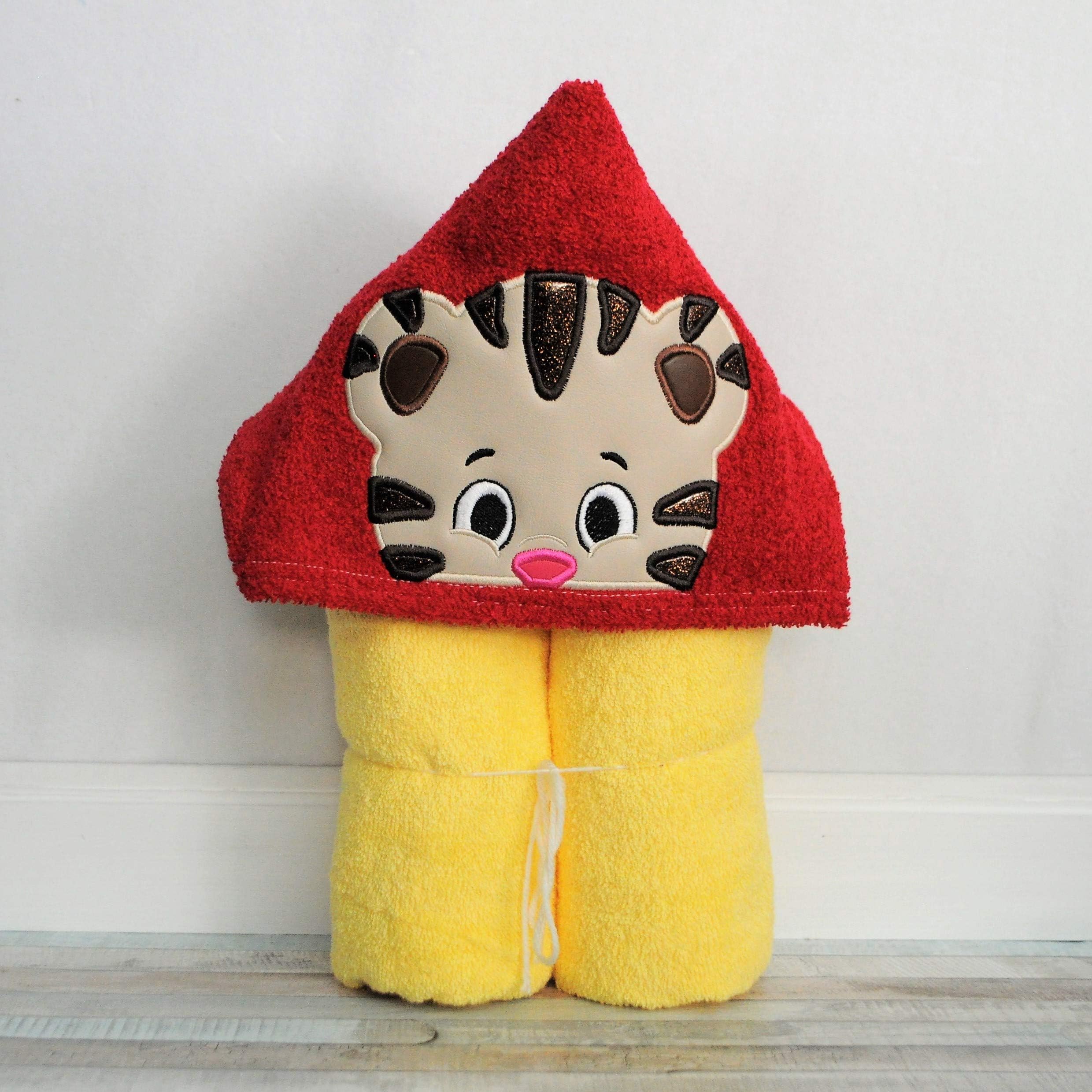 Sweet Boy Tiger Hooded Bath Towel for Baby Child and Teens