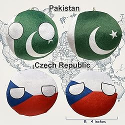 Raclove 6PC Countryballs Plushies - Soft