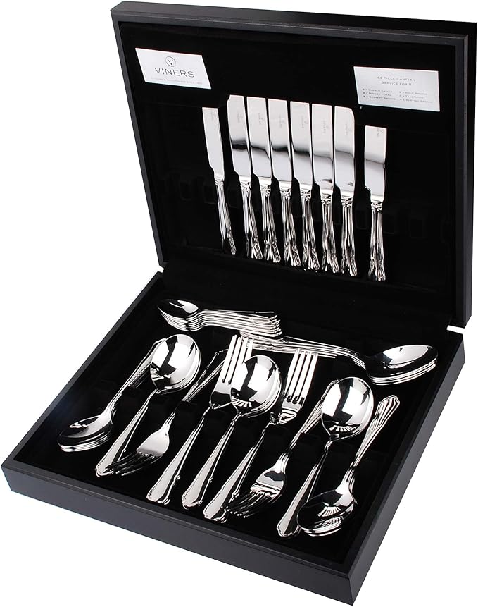 Viners 44 Piece Canteen Cutlery Set Dubarry Amazon.co.uk Kitchen & Home