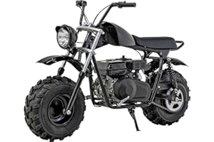 M MASSIMO MOTOR Massimo Motor MB200S Four Stroke Single Cylinder Displacement 196CC, 1 Gal 19X7.00-8 in Weight Capacity 220 LBS 25 MPH, Gas Minibike, Mini Motorcycle