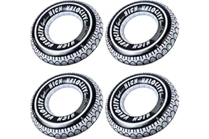 Zaruatu 4 Pack Inflatable Tire Pool Float for Adults Inflatable 24" Giant Tire Tubes Tire Swimming Ring Tires Party Decor for Swimming Pool Lake Ocean (24")