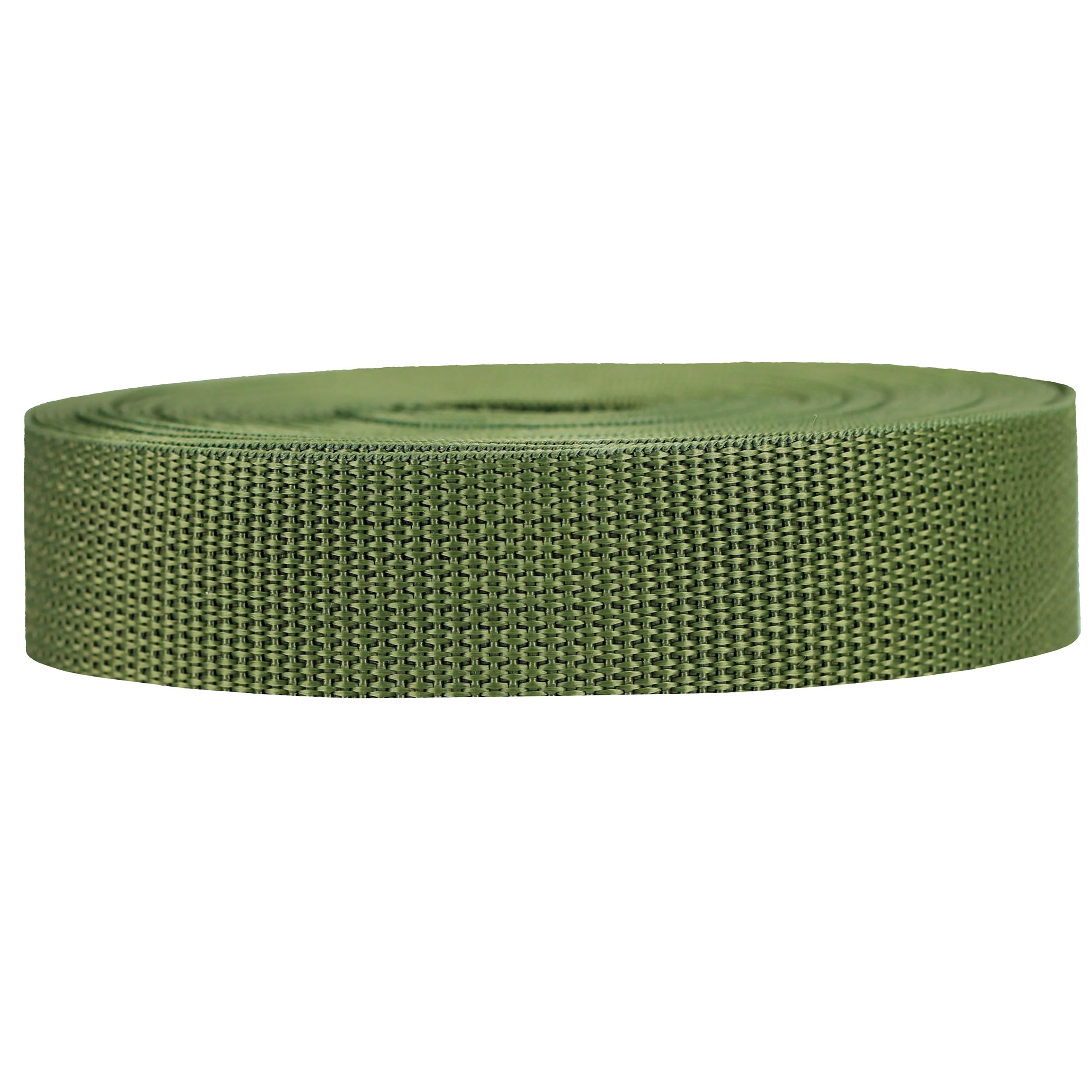 Strapworks Poly Strapping for Outdoor DIY Gear Repair, Pet Collars, Crafts-1 Inch, pp, Olive Drab, 1" x 50 Yard