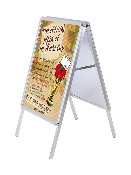 Silver A Boards A1 Frame A Boards Pavement Signs 32 Mm Moulding