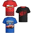 Disney Cars Lightning McQueen Pixar Graphic T-Shirt (Sets) Tow Mater Doc Cruz Finn Outfit Tee Toddlers Birthday Kids Clothes