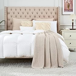 Longhui bedding Chunky Cable Knit Throw Blanket