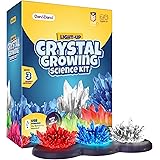 Crystal Growing Kit for Kids + light-up Stand - Science Experiments for Kids - Crystal Science Kits - Craft Stuff Toys…