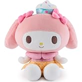GUND Sanrio My Melody Ice Cream 6-Inch Plush Toy for Ages 1+ | Promotes Exciting Character Roleplay, Early Sensory Discovery, and Creative Pop Culture and Food Storytelling