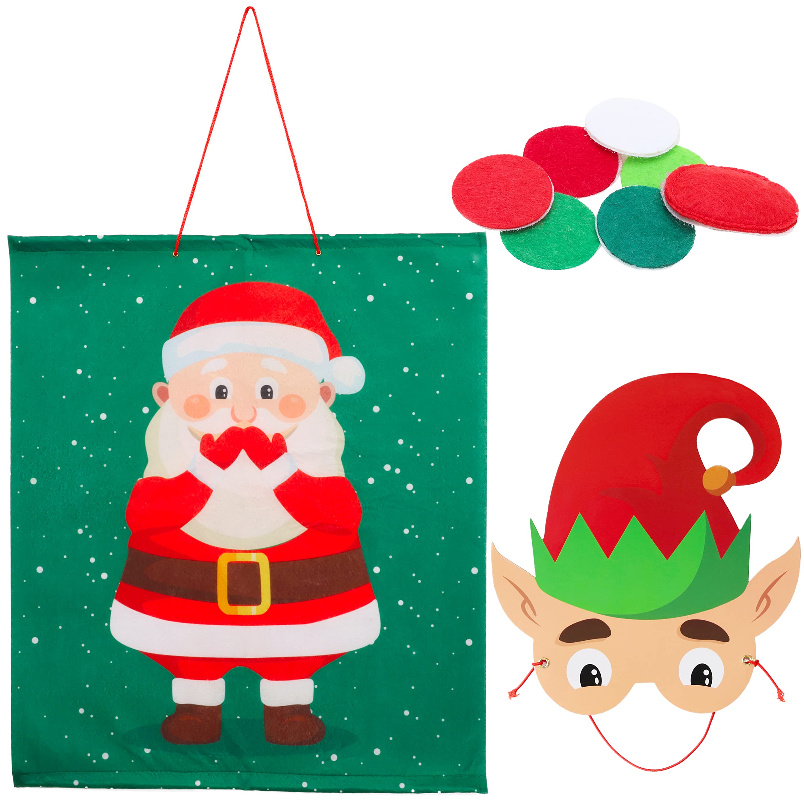 Toyland® Pin The Nose On Santa! Family Christmas Party Game - For Ages 5+
