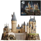 4D Build Harry Potter Hogwarts Castle 3D Puzzle Model Kit for Adults | 209 Premium EPS Foam Pieces, No Glue or Tools Required, Home Decor Collectible Figure for Display, Screen-Free Hobby Ages 12+