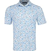 Greg Norman Daydream ML75 Stretch Perfect Sky Shirt Men M