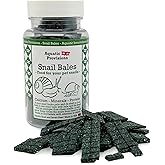 Aquatic Provisions High Calcium Snail Food Snail Bales 50g (1.77 oz) | Sinking Mineral Invertebrate Feed, Freshwater &amp; Saltwater Aquariums, USA Made