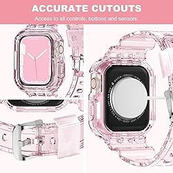 XYF Compatible for Crystal Clear Apple Watch